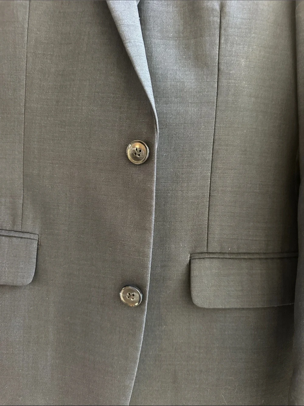 Men's Navy Two-Button Suit Blazer - Classic Tailored Fit